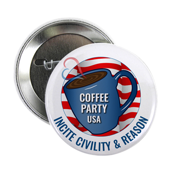 Coffee Party USA 2.25" button Coffee Party USA 2.25" button | Coffee with Friends | Merchandise