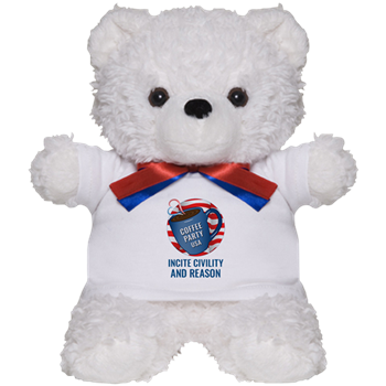 Coffee Party USA Teddy Bear Coffee Party USA Teddy Bear | Coffee with Friends | Merchandise (via Cafe Press)