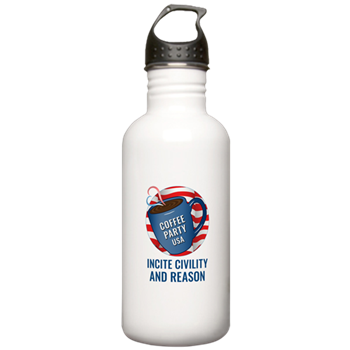 Water Bottle Coffee Party USA Water Bottle | Coffee with Friends | Merchandise (via Cafe Press)